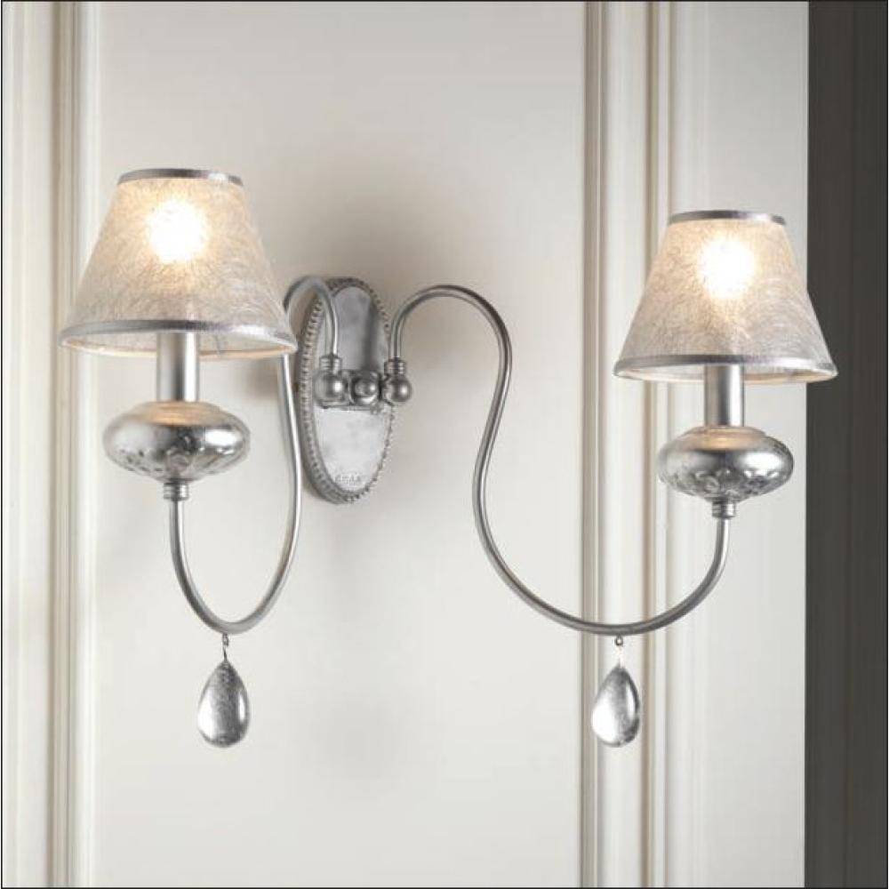 klasszikus ezust dupla fali lampa elegans polgari diszes exkluziv luxus lampak mediterran haloszoba nappali kastely villa falikar kovacsoltvas ives kecses.jpg